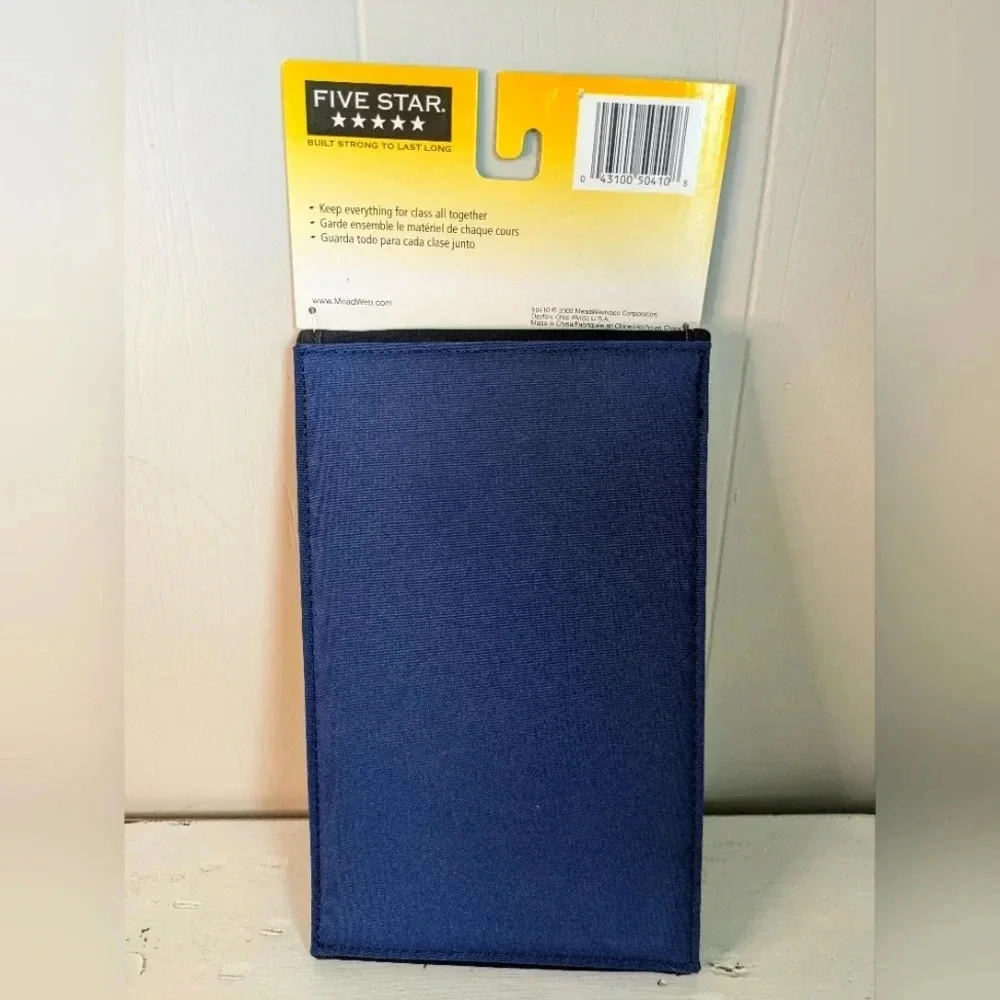 Five Star Wrapper Keeper Red‎ Blue Set College High School Vintage Y2K